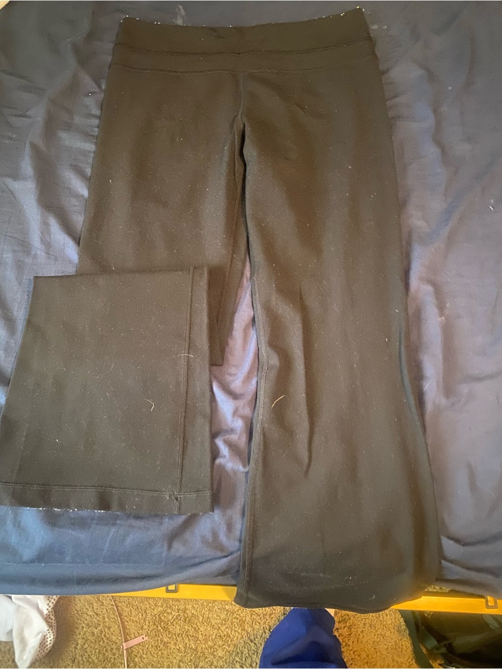 lululemon athletica Black Wide-Leg Trousers